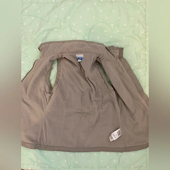 Columbia Tan Cream Womens Vest size Small - Picture 5 of 13